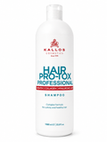 Kallos Hair Pro-Tox Professional Shampoo 1000ml — Keratina, Colágeno y Ácido Hialurónico